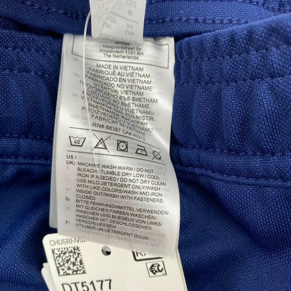 Adidas Boy's Tiro 19 Training Pants Navy Blue/White Side Stripe DT5177 sz M/8-10 - Picture 8 of 11